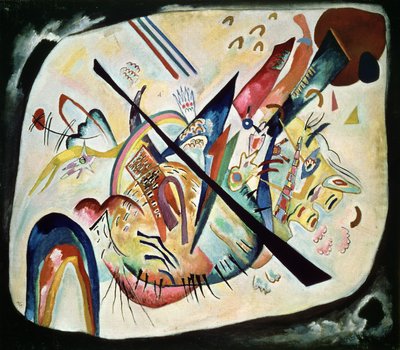 Weißes Oval, 1919 von Wassily Kandinsky